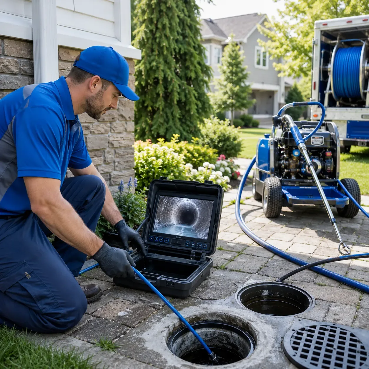 Outdoor drain cleaning professionals serving Sparta, NC